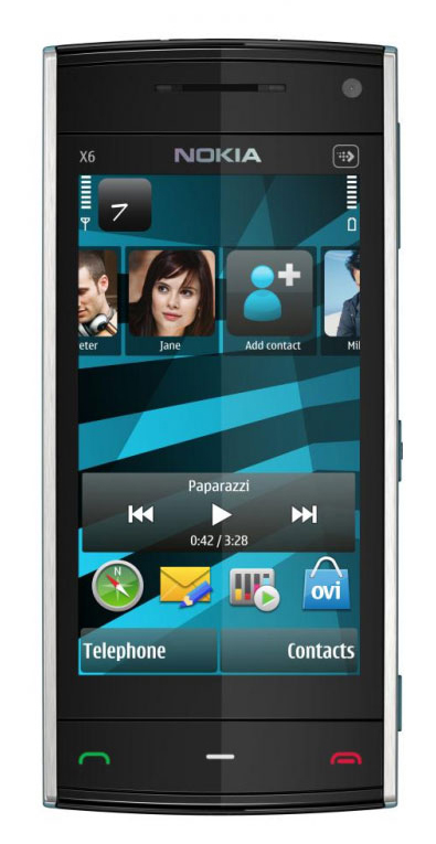 fotky telefonu Nokia X6 - 1